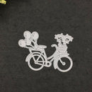 Bicycle Balloon Metal Cutting Dies Stencils For Diy Scrapbooking Album Paper