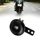 Universal Motorcycle Electric Horn kit 12V 1.5A 105db Round Loud Horn Speaker