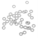 M2 Stainless Steel Flat Washers Spacers Fastener DIN125 200 PCS