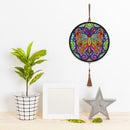 DIY Diamond Painting Special Shape Butterfly Mural Pink Tassels Home Decor