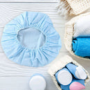 Dustproof Shampoo Bath Hat Elastic Shower Cap Hair Cover for Women Supplies