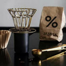 Folding Coffee Filters Holder Metal Pour Over Coffee Drip Holder Stand