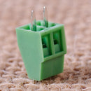 50pcs 2 Pin 2 Pole 2.54mm 0.1" Straight Pitch PCB Screw Terminal Block Connector