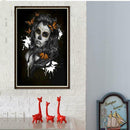 5D DIY Full Drill Diamond Painting Grey Beauty Cross Stitch Embroidery Kits