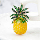 New Pineapple Brooch Pins Fruit Jewelry Cute For Women Suit Fashion Gift Co
