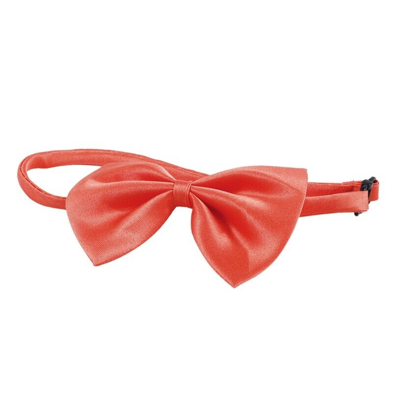 Dog Cat Bow Tie Bowtie Pet Adjustable Collar Orange