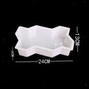 3 Pieces Concrete Mould, Diy Driveway Brick Patio Concrete Slab Path Walk Maker