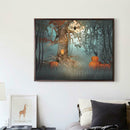 Halloween 5D Round Full Drill Diamond Painting DIY Needlework Cross Stitch