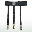 1 Pair Shirt Stays Belt Adjustable Elastic Garter Belts With Non-Slip Locki