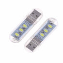 2pcs U Disk Shape LED USB Night Light Portable Mini Computer Lamp
