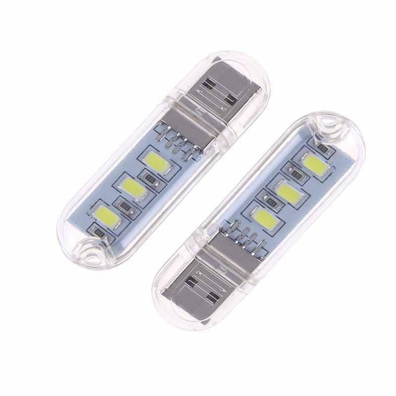 2pcs U Disk Shape LED USB Night Light Portable Mini Computer Lamp