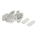 Stainless Steel Flat Bracket Straight Mending Fixing Plates 40mm 20pcs