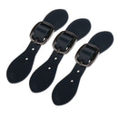 3 Pieces Sew On Leather Snap Buckle Sewing Fastener Repair Replacement Black 4.0