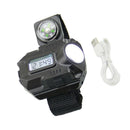 LED Wrist Flashlight Rechargeable Waterproof Watch Light with Compass for