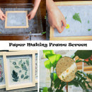 Ancient Wooden Paper Making Frame Screen for Handmade Paper Craft 20x30cm