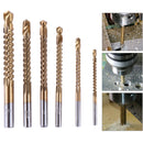 6Pcs HSS Countersink Drill Bit Titanium Coated HSS Saw Drilling Power Tools 3C