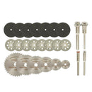 32 Pcs 22-50mm HSS Circular Saw Blade Cutting Discs Set & Mandrel for Drill