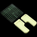 Needle Crafts 3 Piece 6-in-1 Stick 'n Stitch Guide Positioning Plastic Sheet Hn