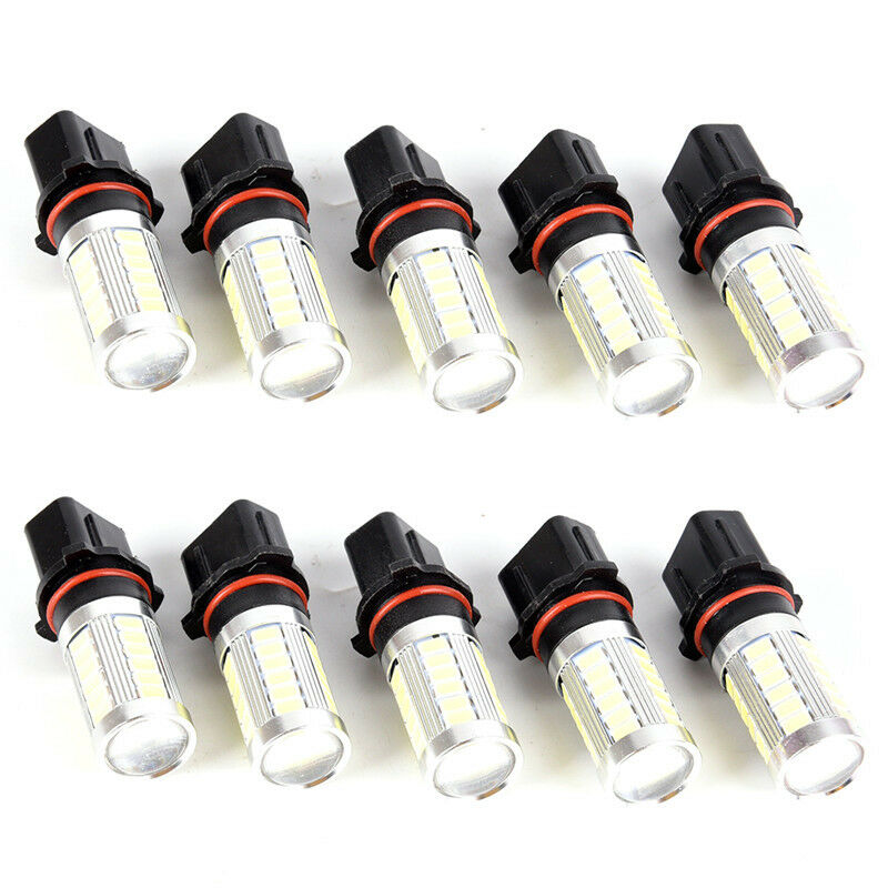 2X Xenon White High Power P13W LED Bulbs For Daytime Running Lights Fog Lamps BX