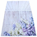 3x5ft Vinyl Photography backdrop floral petal with wooden wall colorful flo