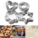 1Set/12Pcs Stainless Steel Cake Cookie Egg Fondant Mould Mold Sugarcraft Cutt 3C