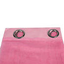 Pink Sheer Eyelet Telylene Window Treatment Curtain Drape Valance 1x2.1M