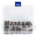 360PCS Flat Washers Stainless Steel 8 Sizes Durable Washer Gasket Assortment Set