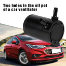 Baffled Aluminum Oil Catch Can 2 Port Oil Catch Tank Reservoir Universal