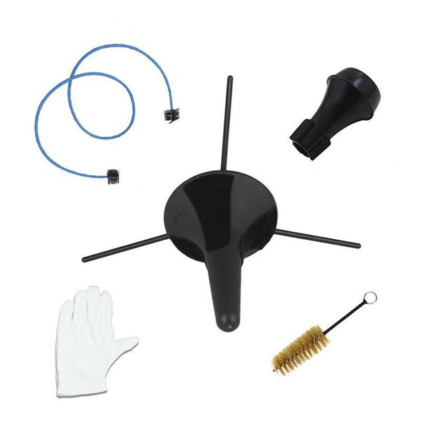 6 in 1 Trumpet Maintenance Cleaning Tool Kit Trumpet Stand 1Pcs Brushes +Mu