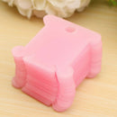 100pcs Plastic Embroidery Floss&Craft Thread Bobbins for Storage Holder