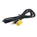 High Quality Car Accessory 6Pin to 3.5mm AUX Stereo Audio Line Input Cable  Z2D4