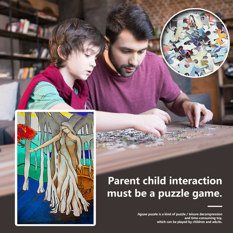 75x50cm 1000pcs Tree Root Beauty Paper Jigsaw Toys for Adults Kids Gifts