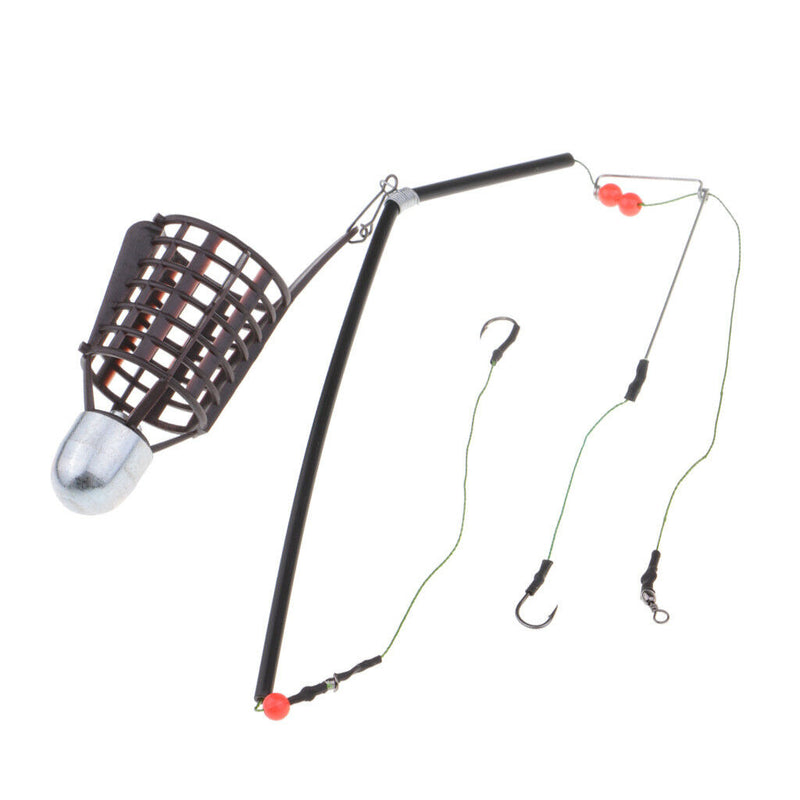 3pcs   Bait Cage Fishing Trap Basket Feeder Holder Fishing Accessories