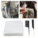 50x Hair Cutting Capes Barber Hair Styling Dyeing Apron Bib with Waving Comb