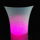 3 Colors Change LED Ice Bucket Champagne Wine Beer Cooler Party Xmas 5L Pink