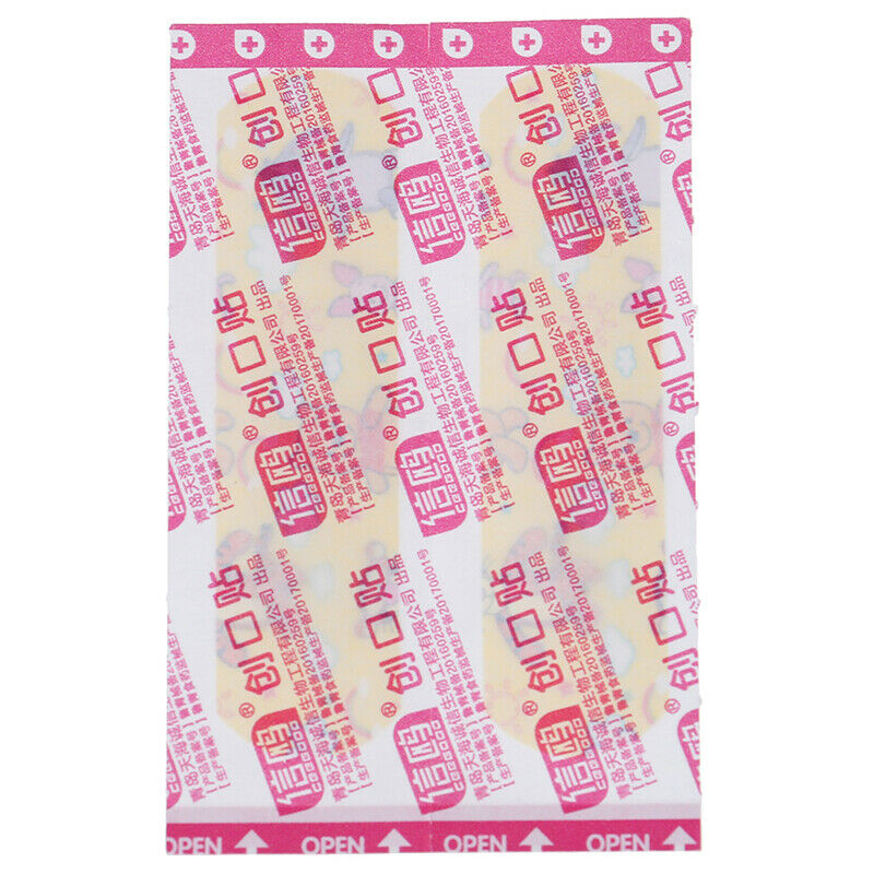 100PCS Waterproof Breathable Cute Cartoon Adhesive Bandages Wound DressingBX