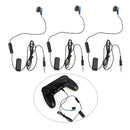 3Pieces Portable 3.5mm Jack Mono Earphone Headset Headphone for Sony PS4