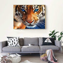 Full Drill Diamond 5D DIY Painting Tiger Embroidery Cross Stitch Home Decor