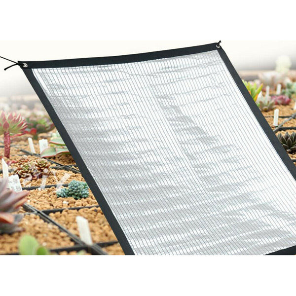 Reflective Aluminum Foil Shade Net Sunshade Cover Greenhouse Protect 3x1m