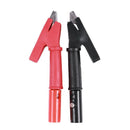 Pair Insulated Alligator Clip Test Lead Crocodile Clamps with Banana Plug P7L2