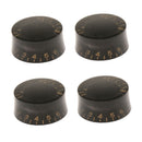 Pack of 4 Speed Control Volume KNOB Cap For LP Electric Guitar Accessory