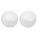 10 x Christmas Decoration Modelling Craft Polystyrene Foam Ball Sphere 10cm V4F6