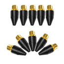 10pcs Rubbe Air Conical Blowgun Tips Set with 1/8'' MPT Brass Air Inlet