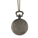 Large Leopard Riding Motorcycle Quartz Pocket Watch Retro Innovative Design Y3Q2