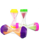 Plastic Hourglass Sand Timer Clock Sandglass Timer Cup Kid Math Learning ToyS lj