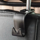 4pcs Car Seat Back Hook Concealed Headrest Hanger Organizer for Bag (Black)