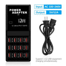 Multi Port USB Charger 12 Ports AC Adapter Travel Wall Hub Charging Station US