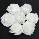 High Quality 100pcs / bag 6cm Foam Rose Heads Artificial Flower Heads Weddi D2F3