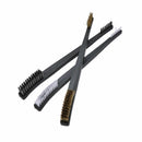 3Mini Wire Brush Set Brass Nylon Stainless Bristle Cleaning Tool CleanerRCES