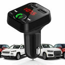 Car FM Transmitter Bluetooth MP3 Player Handsfree 2 USB Fast Charger Wireless